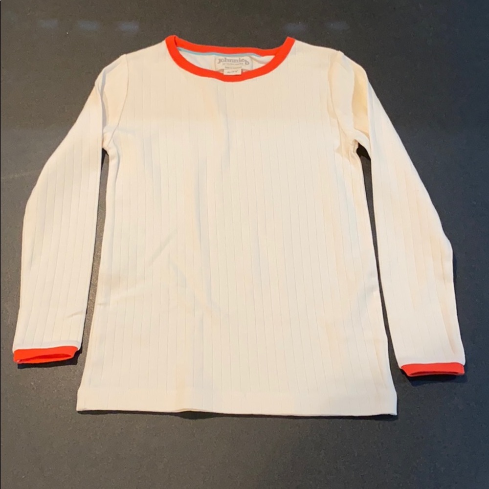 Mini Boden cream top size 6-7